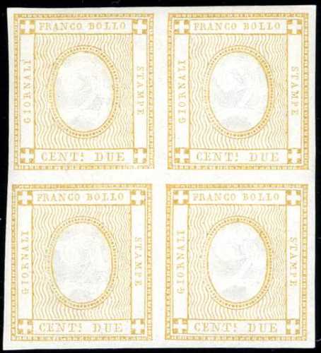 1862 - 2 cent. per stampati bistro ... 