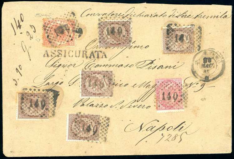 1868 - 2 lire, 30 cent., cinque ... 