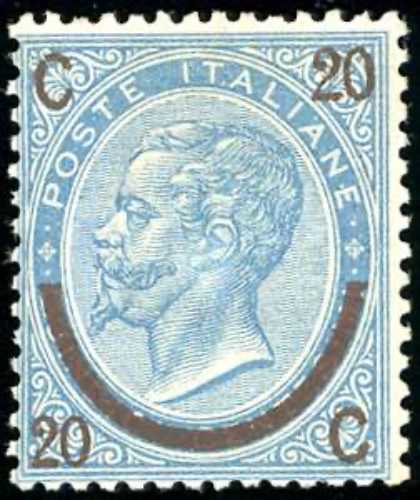 1865 - 20 cent. su 15 cent. Ferro ... 