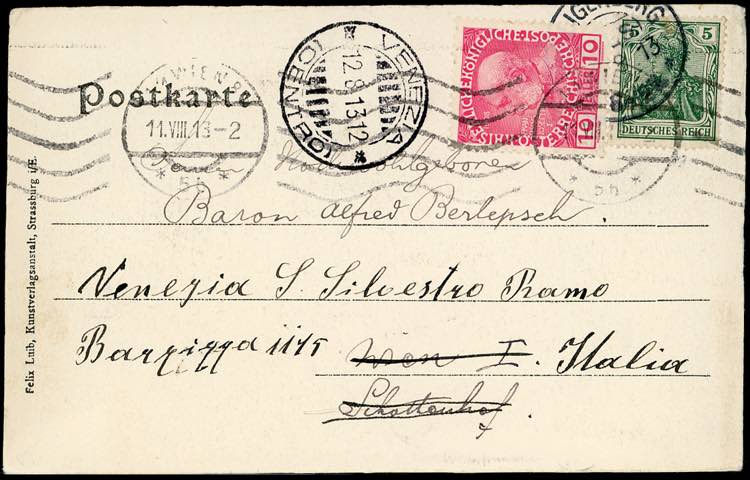 1913 - GERMANY/AUSTRIA/ITALY - ... 