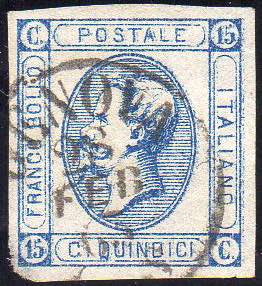 1863 - 15 cent. Litografico, I ... 