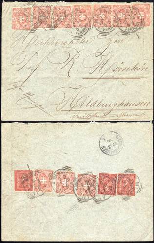 1896 - 2 cent. De La Rue, tiratura ... 