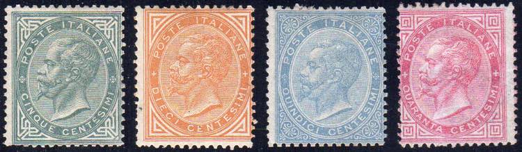 1863 - 5 cent., 10 cent., 15 ... 