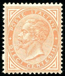 1863 - 10 cent. De La Rue, ... 