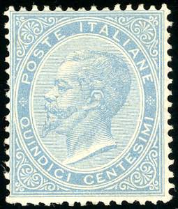 1863 - 15 cent. De La Rue (L18), ... 