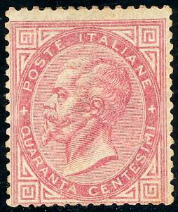 1863 - 40 cent. De La Rue, ... 