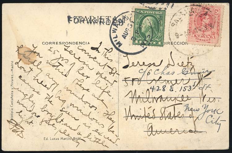 1914 - SPAIN/UNITED STATES OF ... 