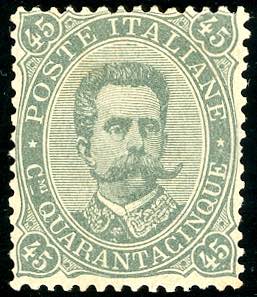 1889 - 45 cent. Umberto I (46), ... 