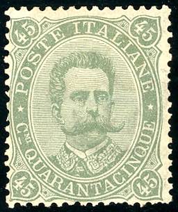 1889 - 45 cent. Umberto I (46), ... 