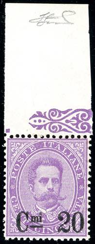 1890 - 2 cent. su 50 cent. Umberto ... 