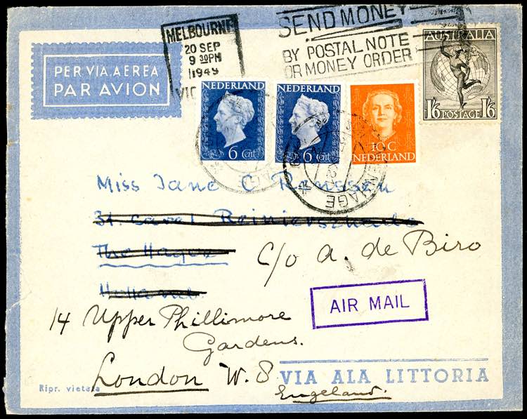 1921 - AUSTRALIA/HOLLAND/GREAT ... 