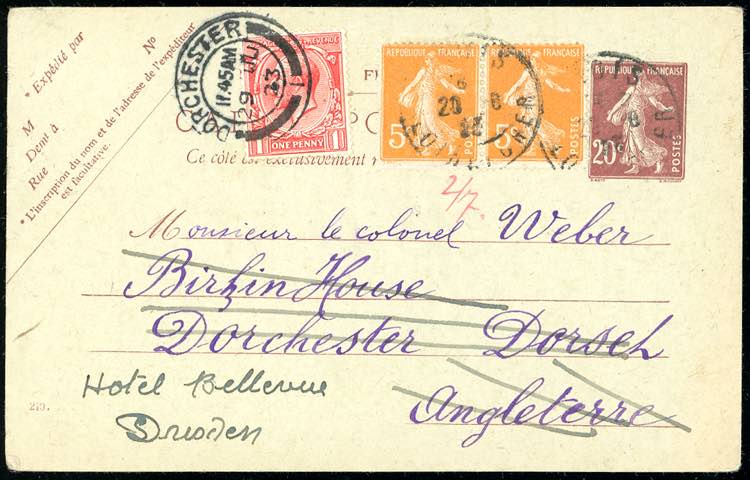 1923 - FRANCE/GREAT ... 