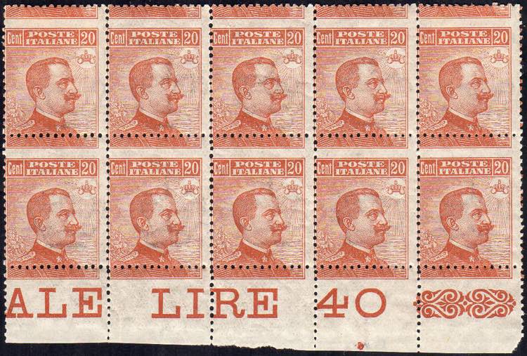 1917 - 20 cent. Michetti, con ... 