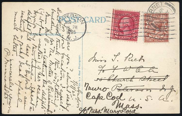 1923 - GREAT BRITAIN/UNITED STATE ... 