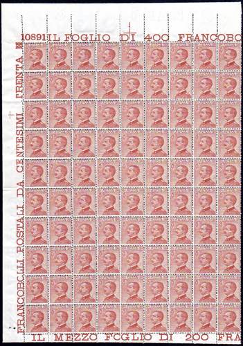 1922 - 30 cent. Michetti (127), ... 