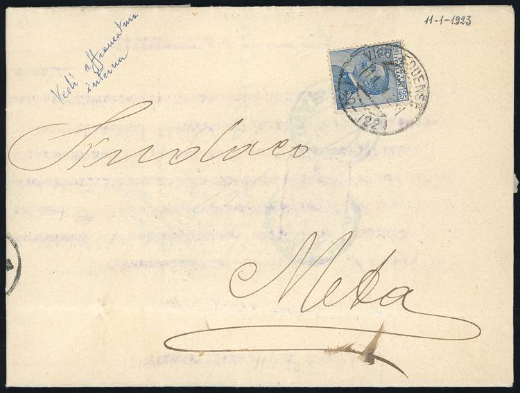 1923 - ITALY - Redirected with ... 