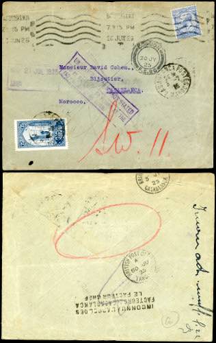 1925 - GREAT BRITAIN/MOROCCO/GREAT ... 