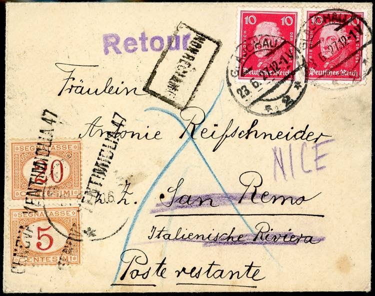 1927 - GERMANY/ITALY/FRANCE - ... 