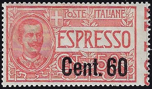 1922 - 60 cent. su 50 cent., ... 