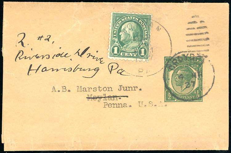 1927 - GREAT BRITAIN/UNITED STATE ... 