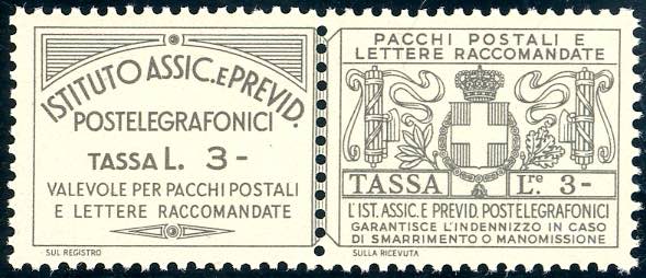 1936 - 3 lire Istituto ... 