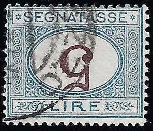 1870 - 5 lire azzurro e bruno, ... 