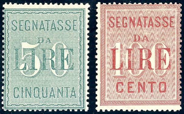 1884 - 50 e 100 lire (15/16), ... 
