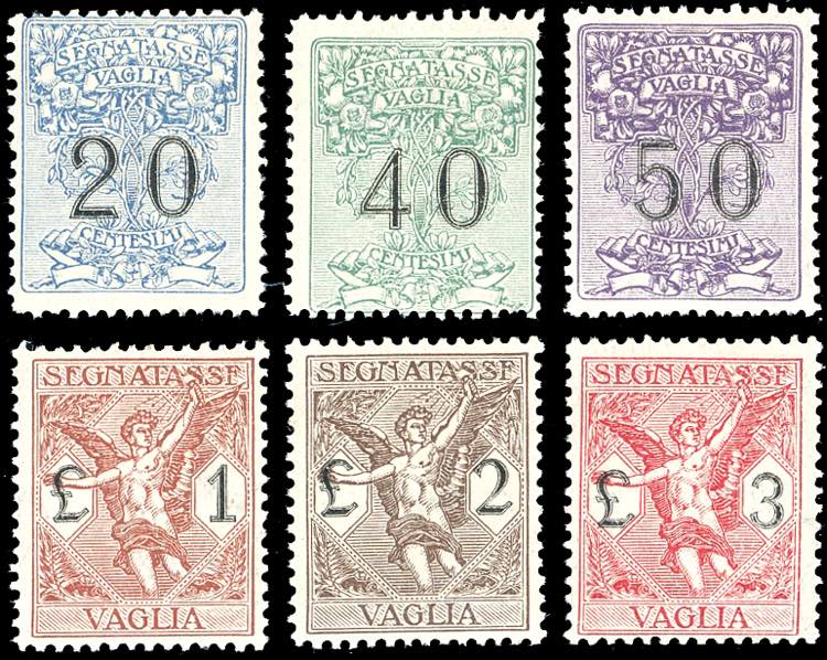 1924 - Serie completa (1/6), gomma ... 