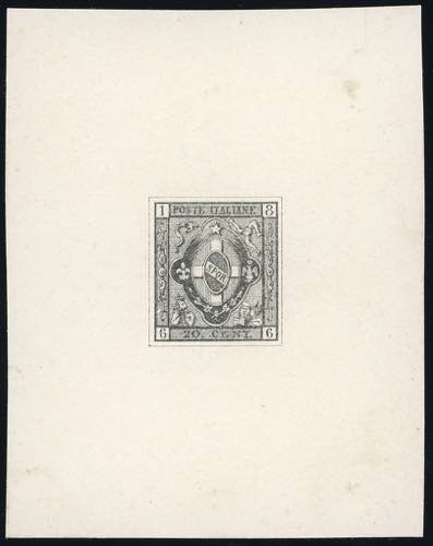 1866 - Saggio Coucorde, con al ... 