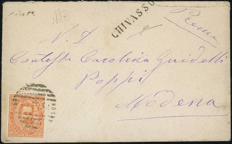 CHIVASSO, lineare - 20 cent. (39), ... 