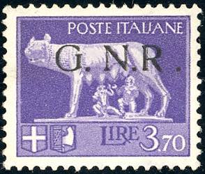 1943 - 3,70 lire soprastampato ... 