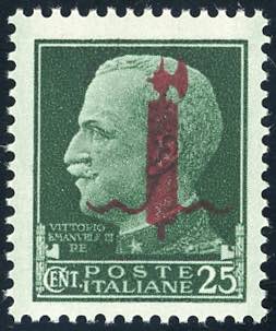 1944 - 25 cent. soprastampato ... 