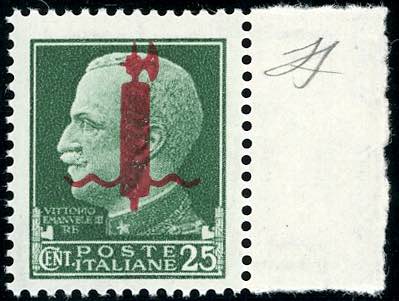 1944 - 25 cent. soprastampato ... 