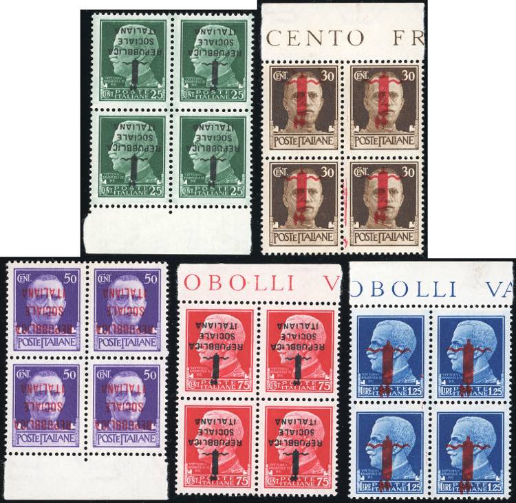 1944 - Soprastampa capovolta, ... 