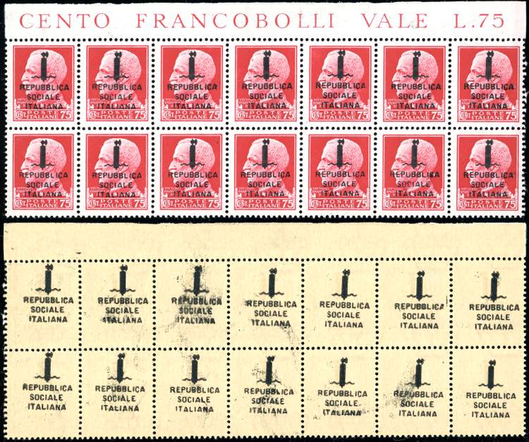 1944 - 75 cent. soprastampa ... 