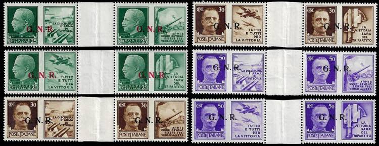 1943 - Serie completa in coppie ... 