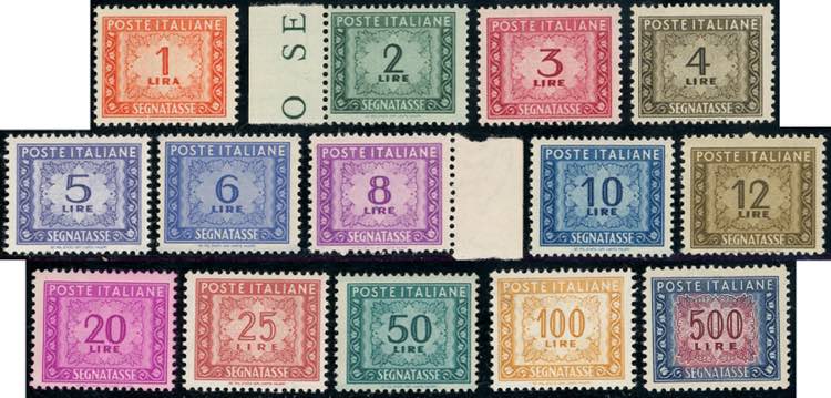 1947/54 - Filigrana ruota ... 