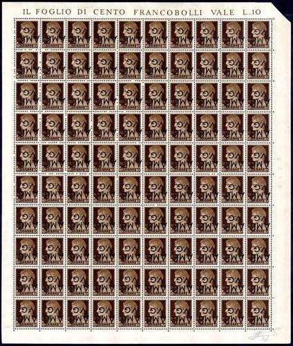 1945 - 10 cent. soprastampa ... 