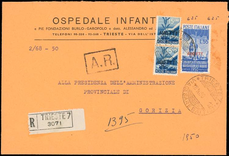 1950 - 55 lire Radiodiffusione, 15 ... 