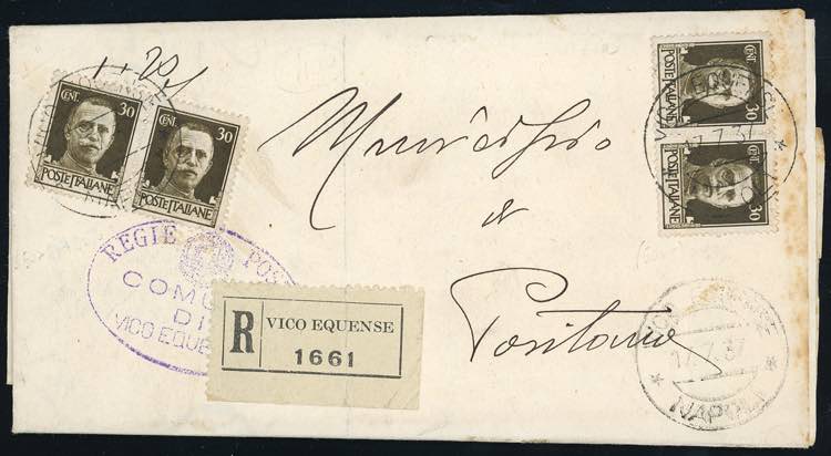 1937 - ITALY - Redirected with ... 