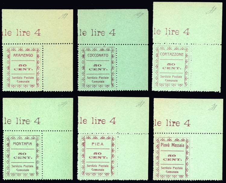 ASTIGIANO 1944 - Serie completa di ... 