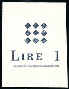 GUIDIZZOLO 1945 - 1 lira, prova ... 