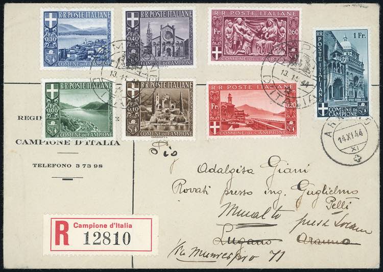 CAMPIONE DITALIA 1944 - Paesaggi ... 