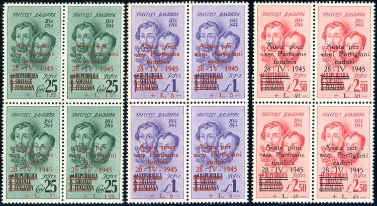 AOSTA 1945 - Fratelli Bandiera ... 