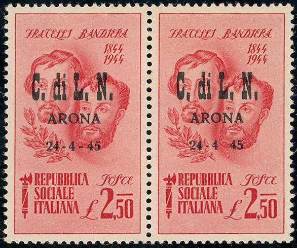 ARONA 1945 - 2,50 Fratelli ... 