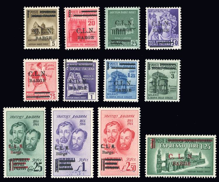 BARGE 1945 - Soprastampati, ... 