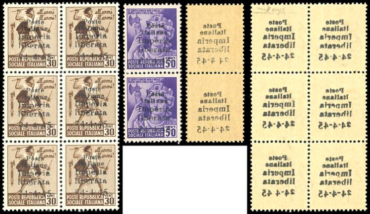 IMPERIA 1945 - 30 cent., blocco di ... 