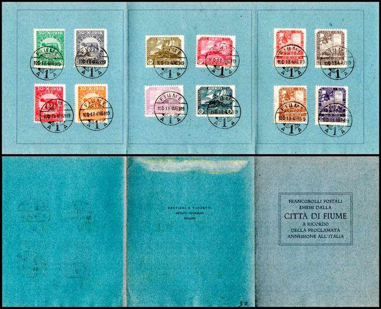 FIUME 1919 - Plebiscito, serie ... 