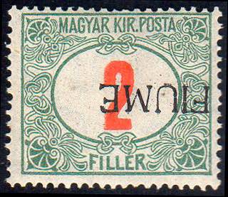 FIUME SEGNATASSE 1918 - 2f, ... 