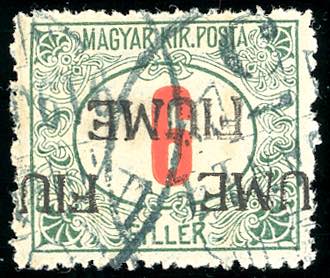 FIUME SEGNATASSE 1918 - 6 f., ... 